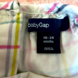 Baby Gap smock striped shirt